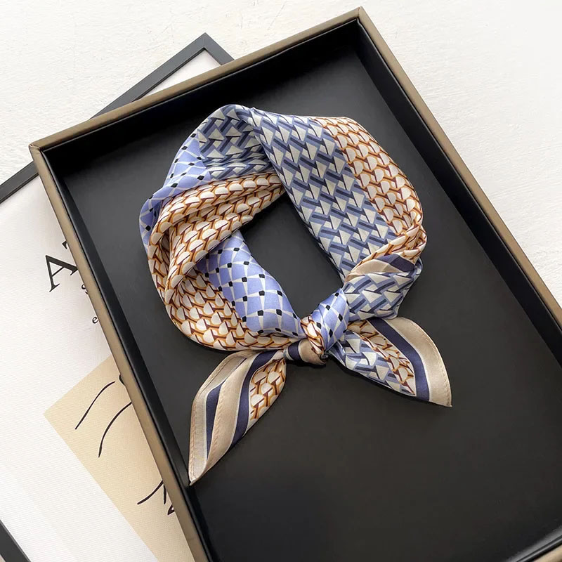 Silk Scarf Square - Mới Khăn Choàng Nữ Spring In