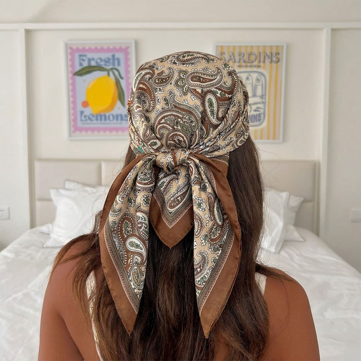 Silk Scarf Square - New Design Fashion Square Silk Scarf