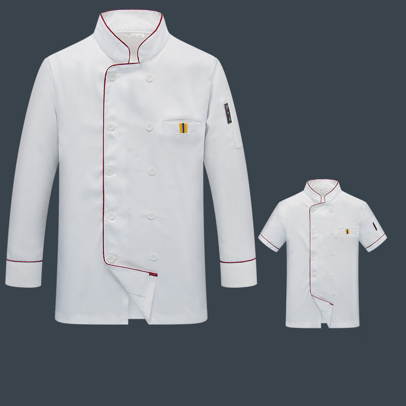 Women Kitchen Accessories - White Men Kitchen Chef Restaurant Uniform