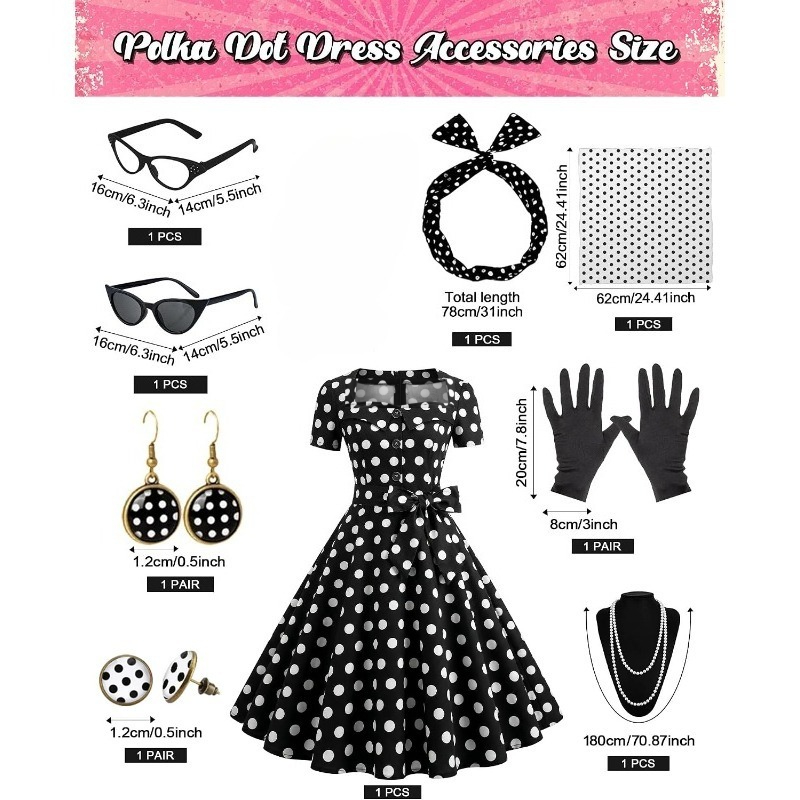 1950s Elegant Vintage Dresses  - đánh giá và giá Women'S Accessories In The 1950S
