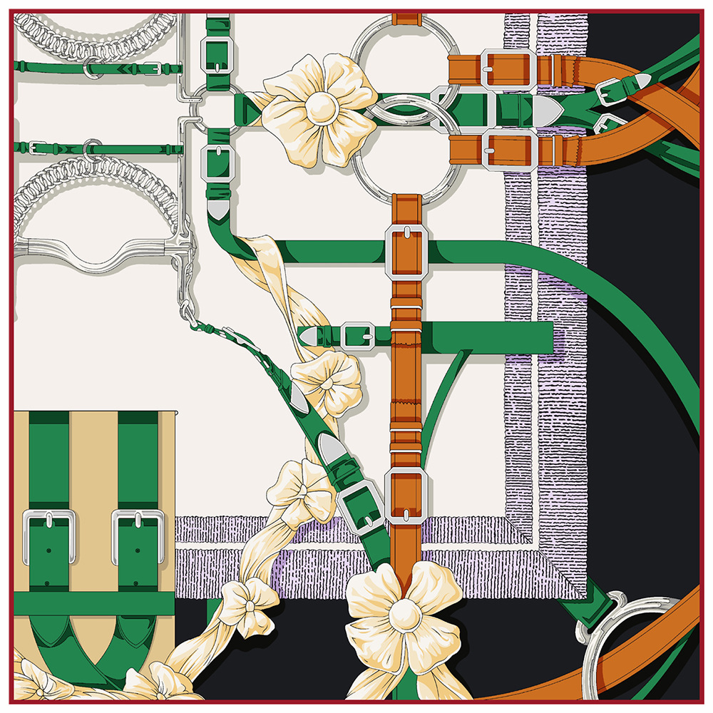 90cm New Design Belt Twill Sil - đánh giá và giá Silk Scarf Square