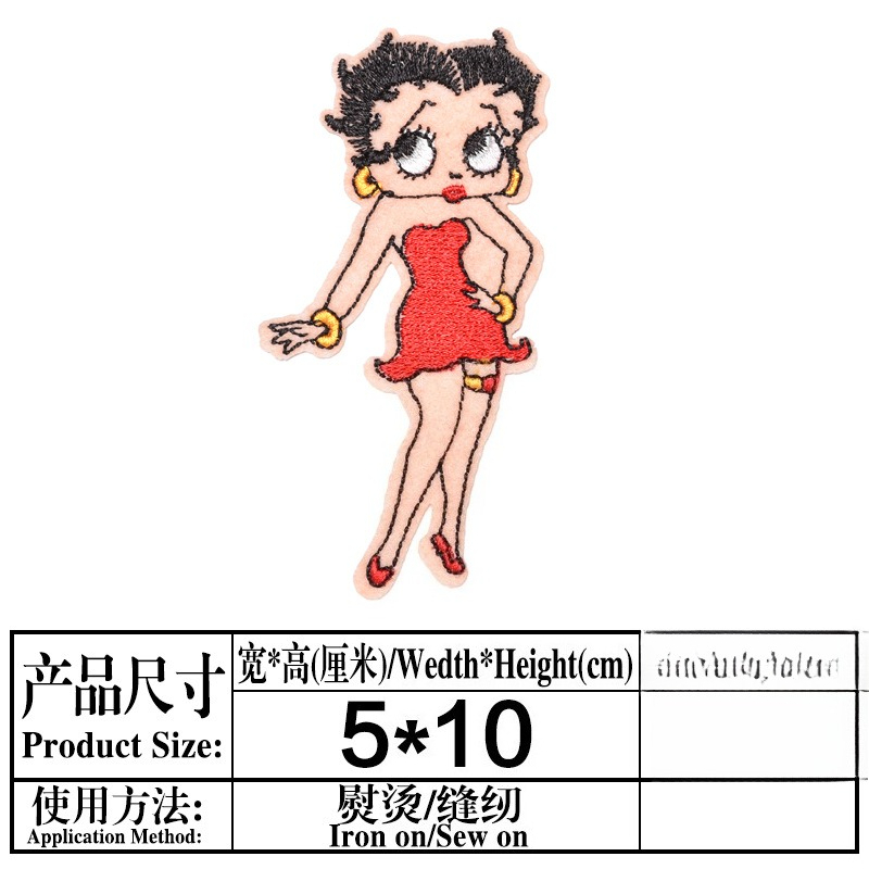 Betty Boop Patch High Color Va - đánh giá và giá Women'S Accessories Clothing