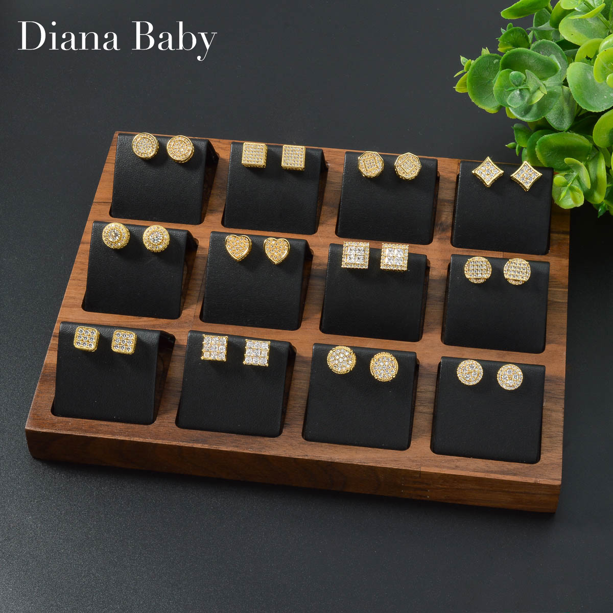 Diana Baby Gold Color Earrings - đánh giá và giá Women Accessories Dubai