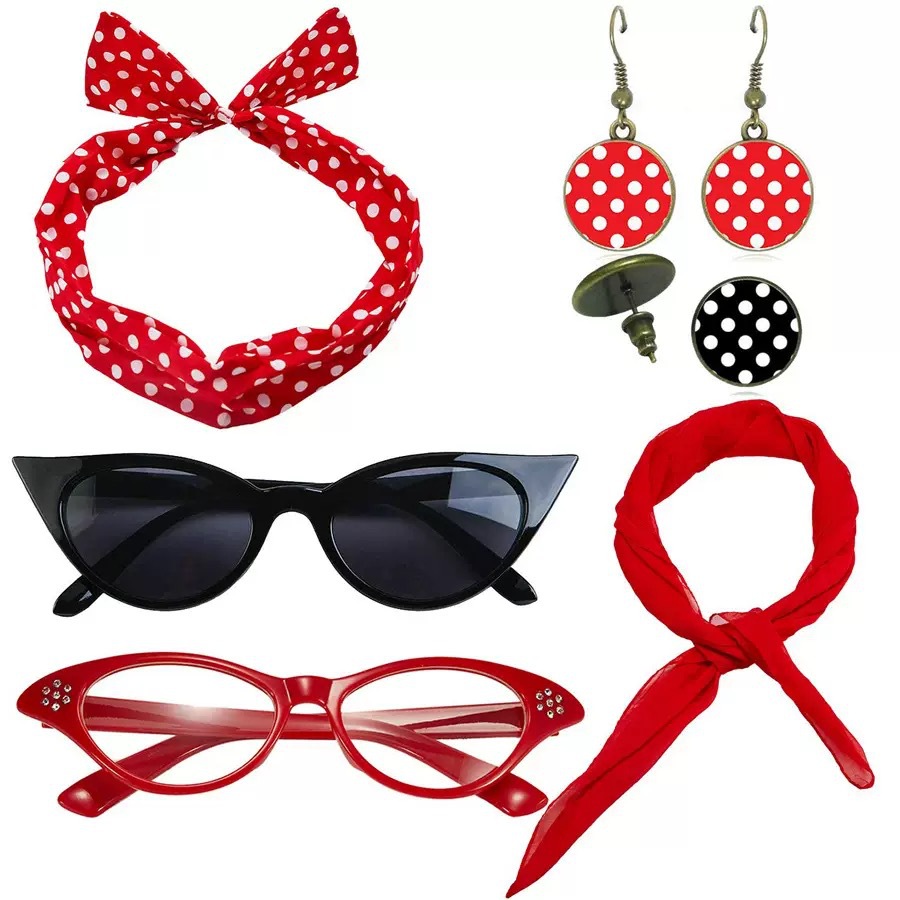 1950s Retro Party Cosplay Dres - đánh giá và giá Women'S Accessories In The 1950S