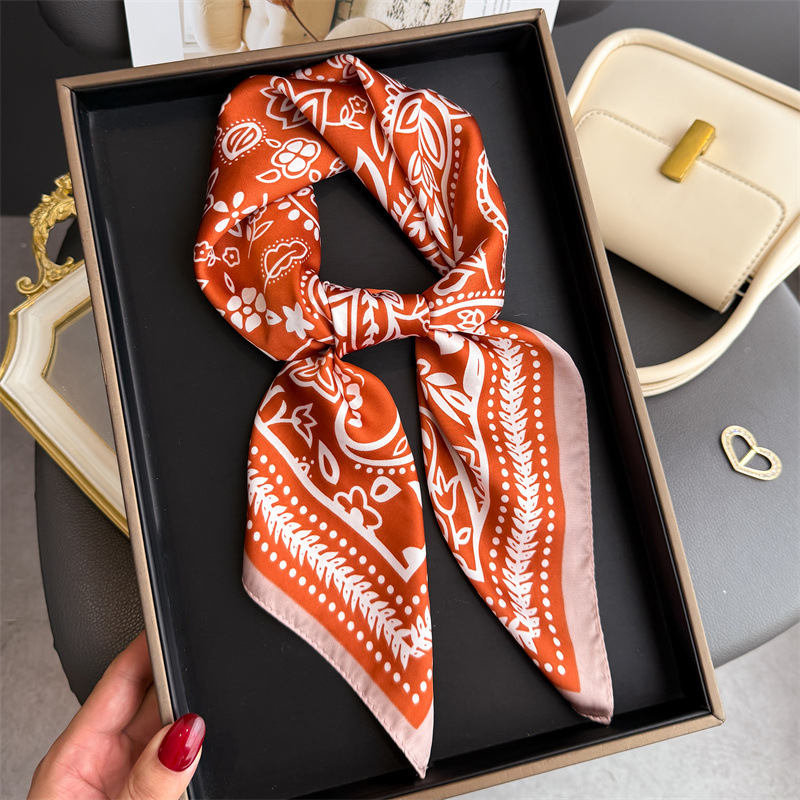 1Pc cashew print fashion silk  - đánh giá và giá Silk Scarf Square