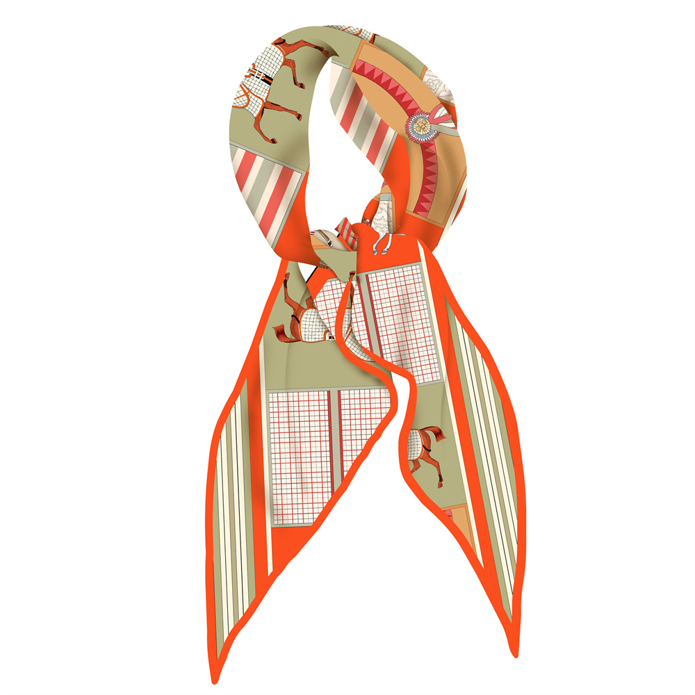 New Design Fashion Printed Sil - đánh giá và giá Silk Scarf Square