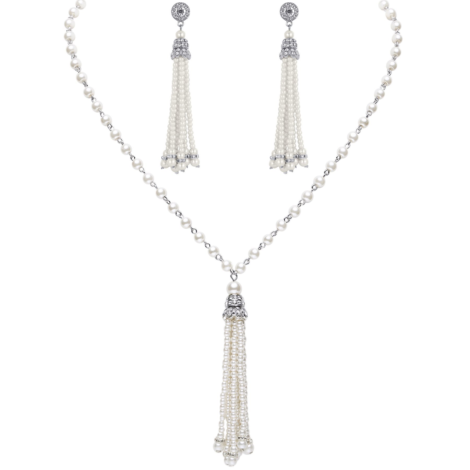 3-piece Set of Long Pearl Neck - đánh giá và giá Women'S Accessories In The 1950S