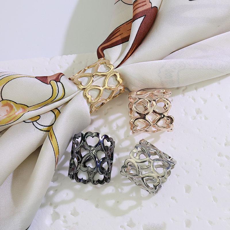 1/4Pcs Alloy Circle Scarves Br - đánh giá và giá Women'S Accessories Clothing