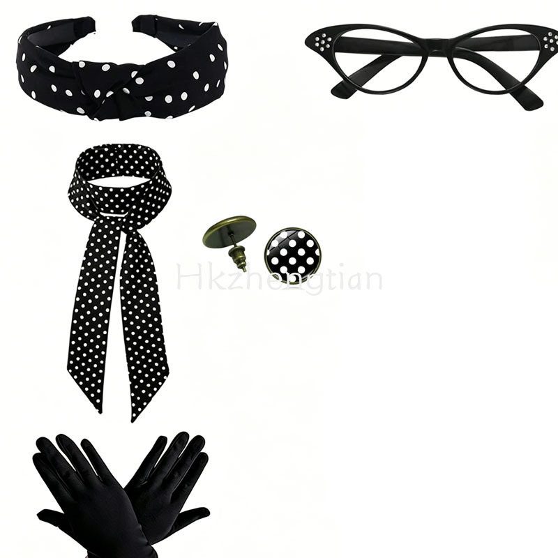 1950s Retro Polka Dot Accessor - đánh giá và giá Women'S Accessories In The 1950S