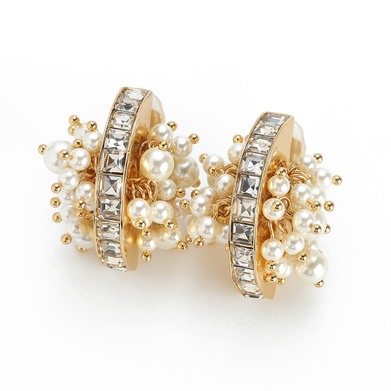 Vintage White Crystal Pearl Ea - đánh giá và giá Women Accessories Dubai