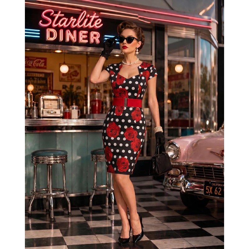 10PCS/SET Ladies Retro 1950s D - đánh giá và giá Women'S Accessories In The 1950S